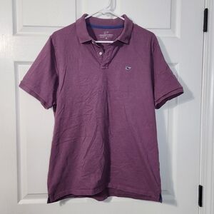 Vineyard Vines Purple Men's Polo  Shirt, M